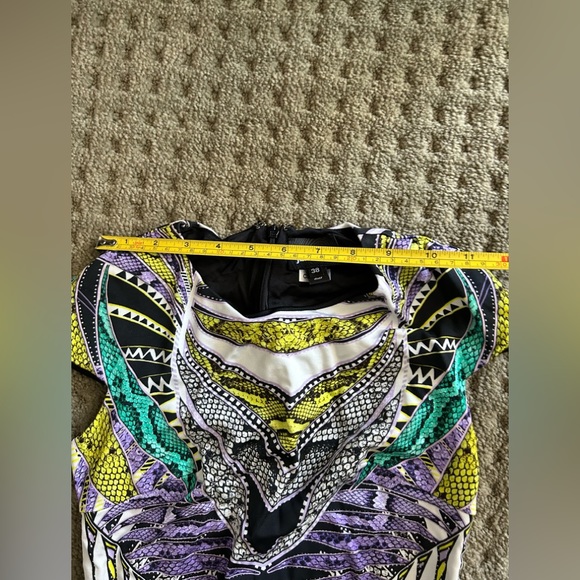 Just Cavalli dress. Made in Italy. Size Italian 38.
Black/ colorful. Worn once. - Picture 7 of 13